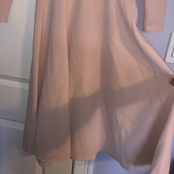 Maje pink midi dress with ruched waist - Picture 7 of 8